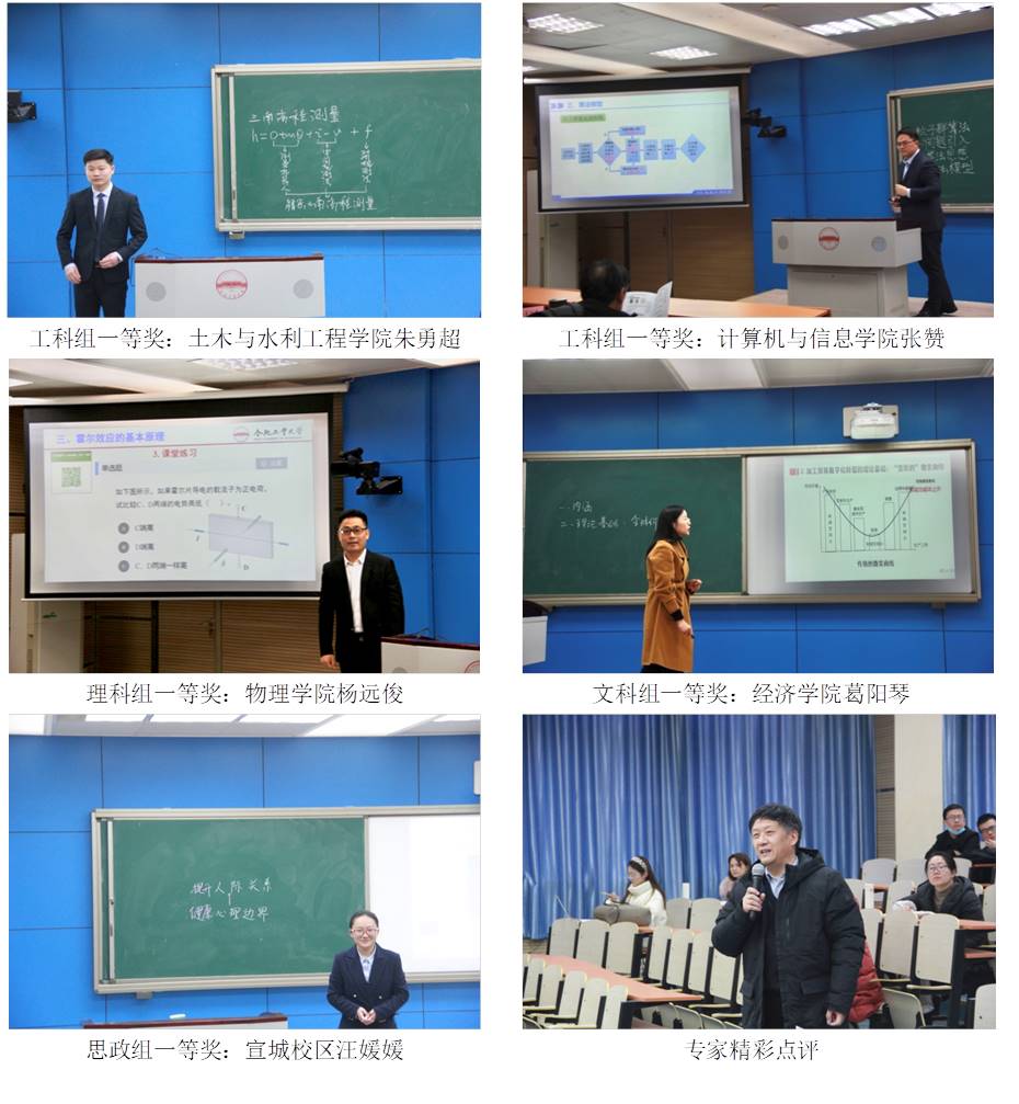 学校举办青年教师教学基本功竞赛决赛圆满落幕