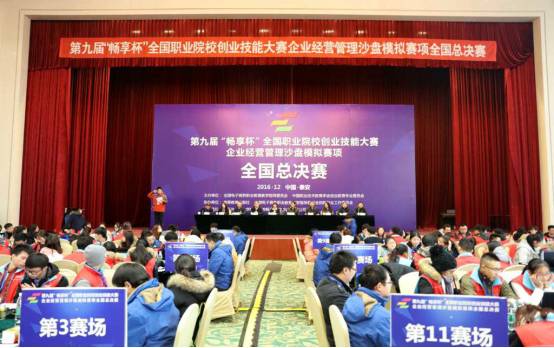 热烈庆祝2025年上海职业院校技能大赛高职组〈企业管理模拟沙盘〉赛项在我院盛大开幕